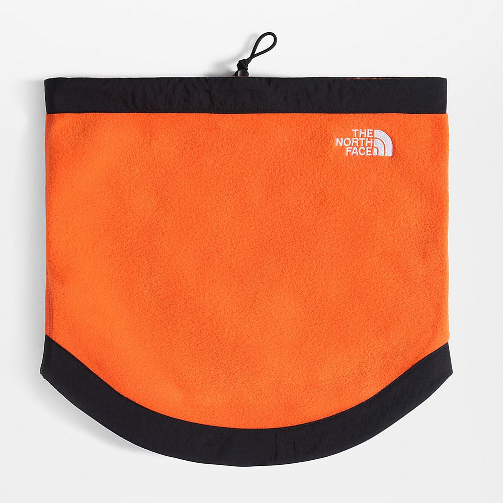 The North Face Neck Warmer Mens Australia - The North Face Denali Neck Warmer Red Orange (FNY-635927